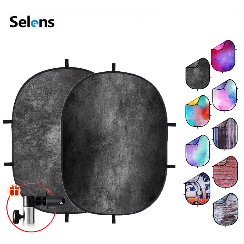 Green Screen Collapsible - SITOO 1.5x2M Çift Taraflı Katlanabilir Arka