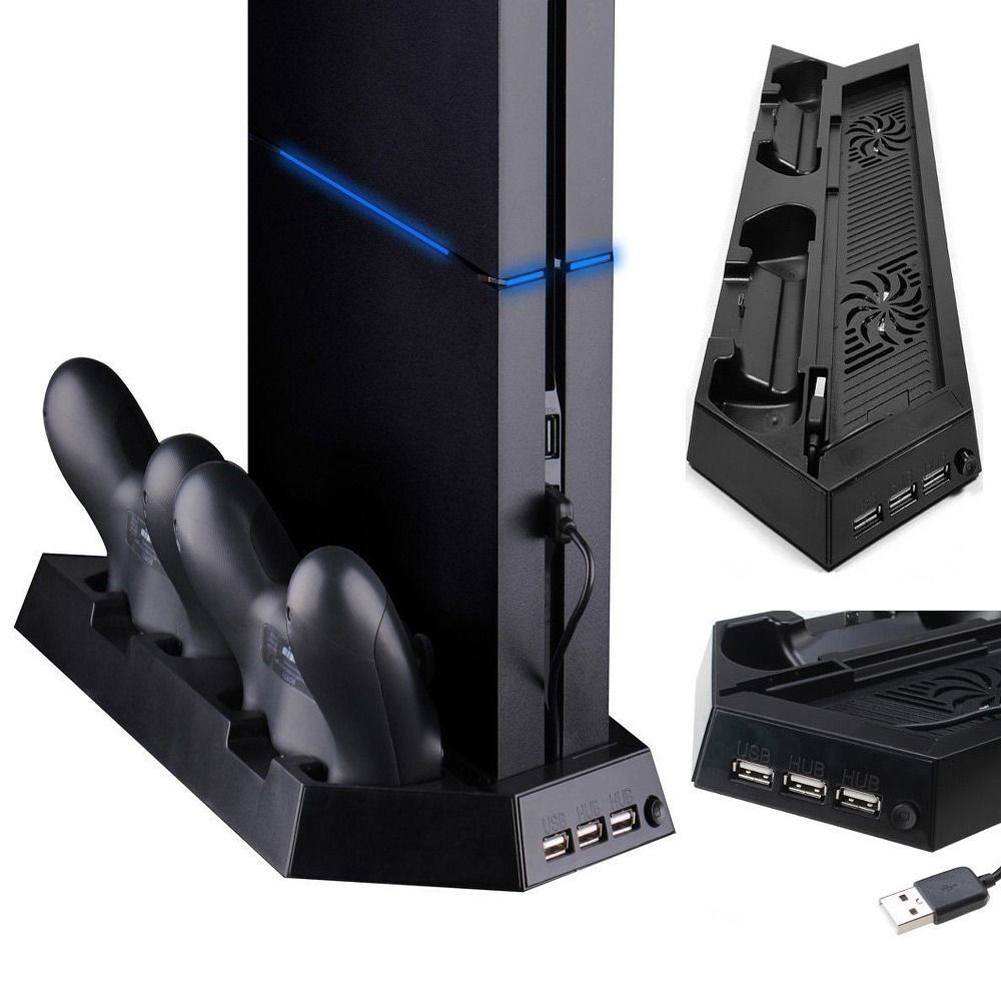 Esports Gaming Station - Dikey Soğutma Fanı Standı ve PS4