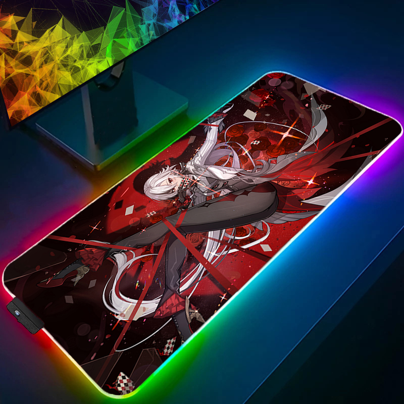 Mouse Pad Extended Rgb - Mouse Pad Gamer LED Bilgisayar Genshin
