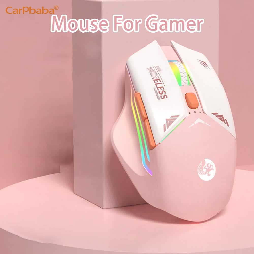 Esports Gaming Maus - USB Kablolu Oyun Mouse'u Pembe Bilgisayar