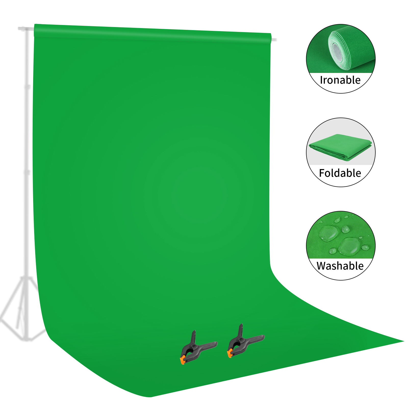Green Screen Collapsible - Selens yeşil ekran zemin Studio key