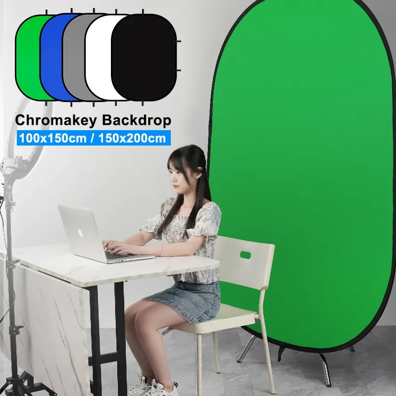 Green Screen Collapsible - Selens Yeni Katlanabilir Taşınabilir Reflektör Mavi