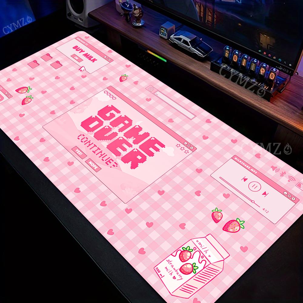 Esports Gaming Maus - Pembe Kawaii E-Spor Oyun Mouse Pad