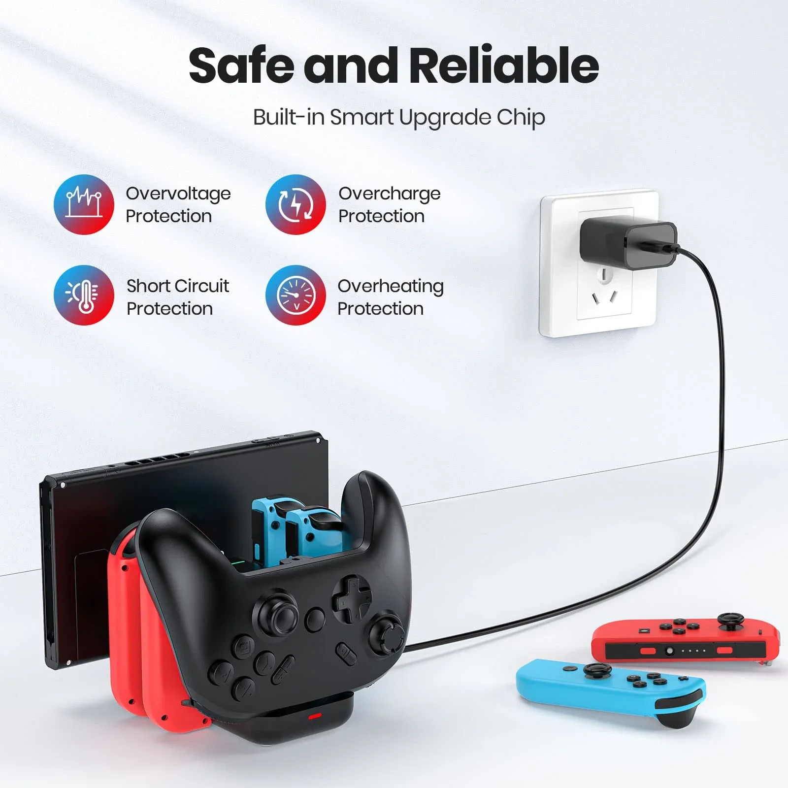 Switch Şarj İstasyonu 6'sı 1 a - Controller Charging Stand incelemesi ve fiyatı