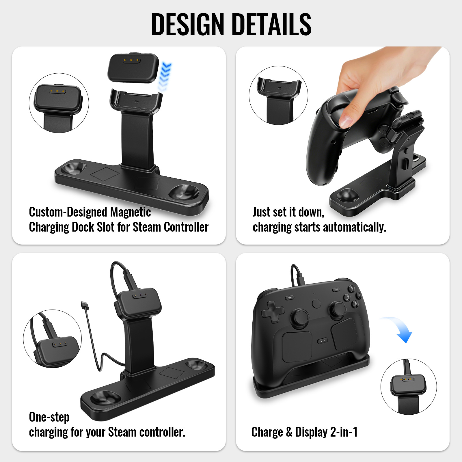 Yeni Manyetik Şarj Yuvası ve M - Controller Charging Stand incelemesi ve fiyatı