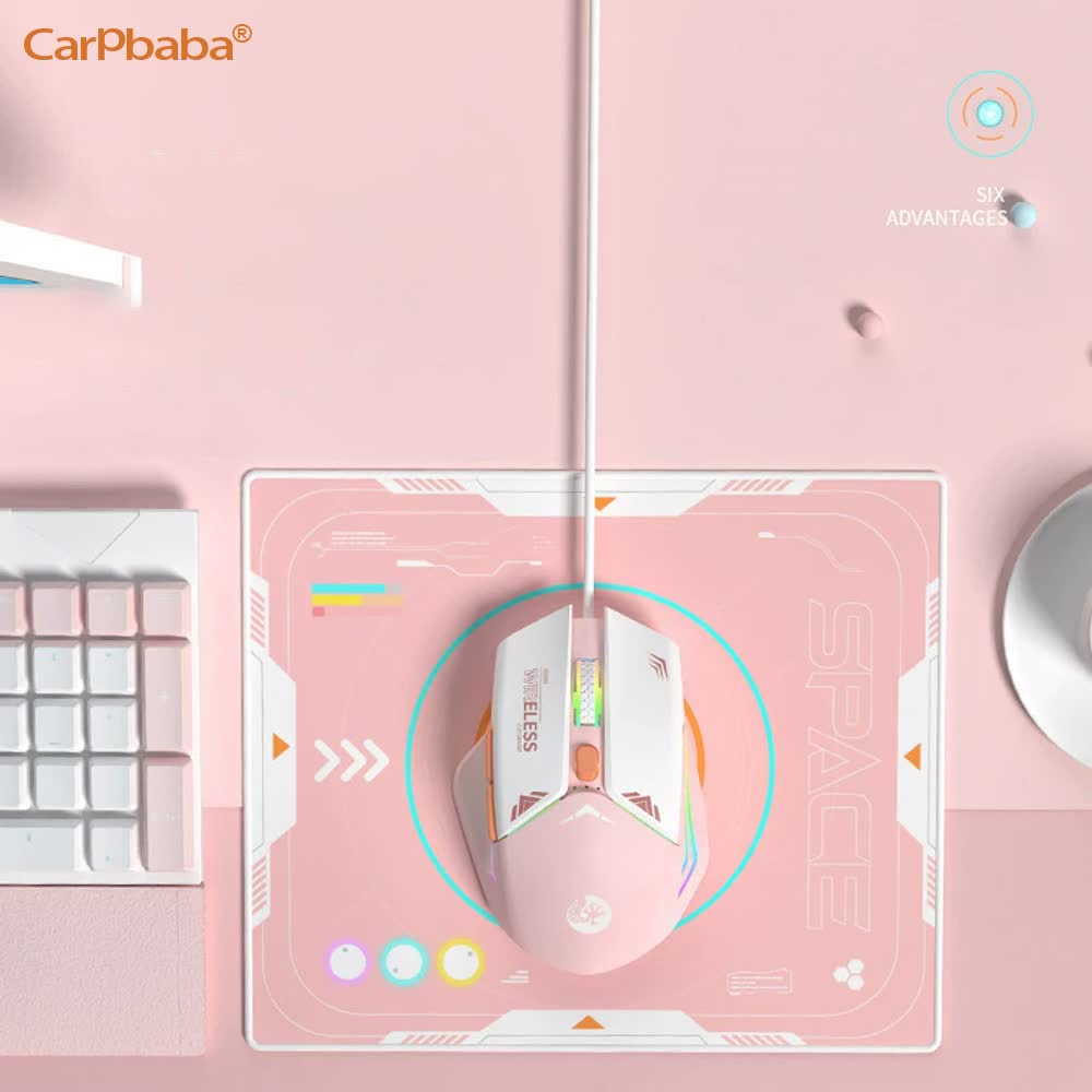 USB Kablolu Oyun Mouse'u Pembe - Esports Gaming Maus incelemesi ve fiyatı