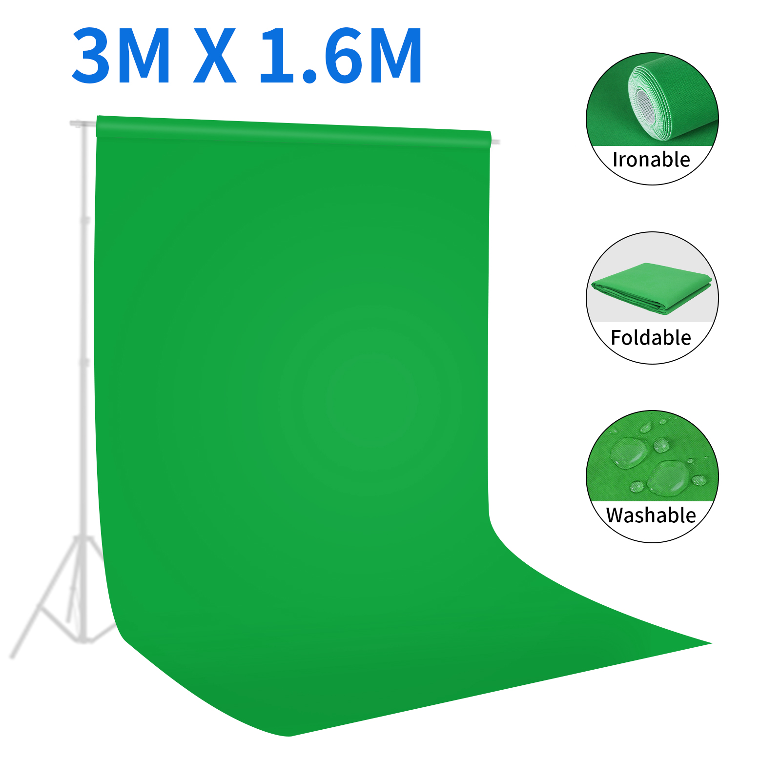 Selens yeşil ekran zemin Studi - Green Screen Collapsible incelemesi ve fiyatı