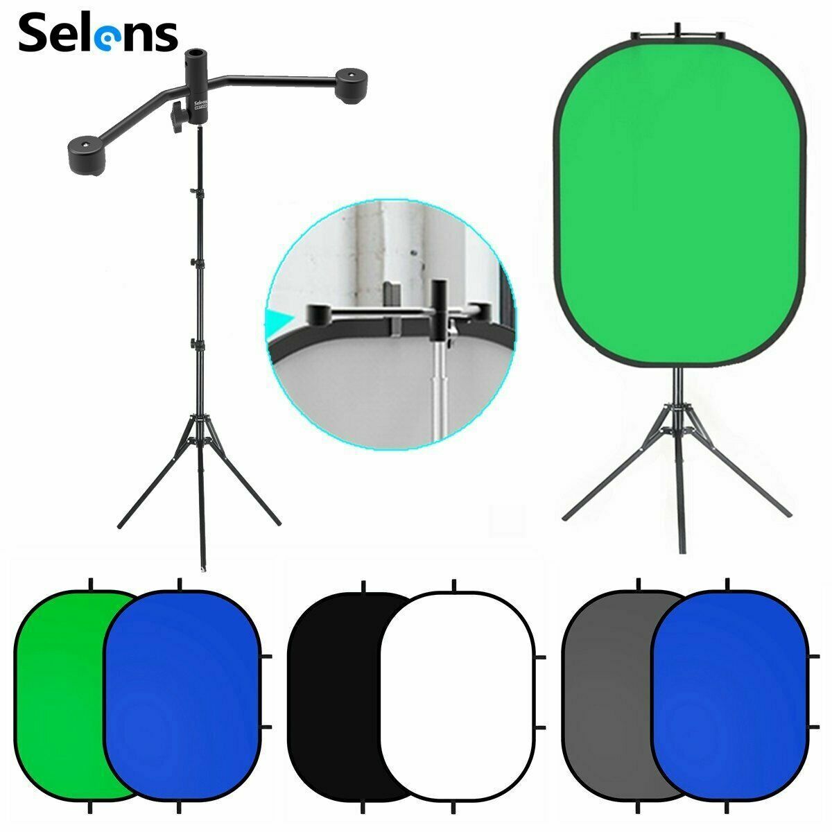 Selens Reflektör Klip Fotoğraf - Green Screen Collapsible incelemesi ve fiyatı