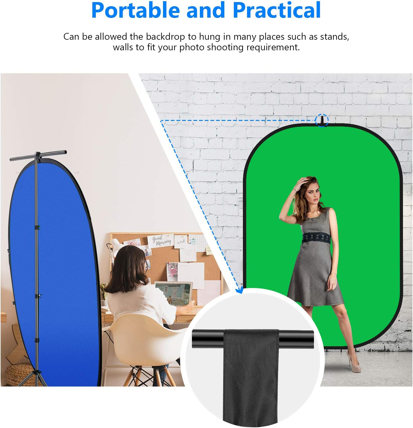 Fotoğraf Reflektör Taşınabilir - Green Screen Collapsible incelemesi ve fiyatı